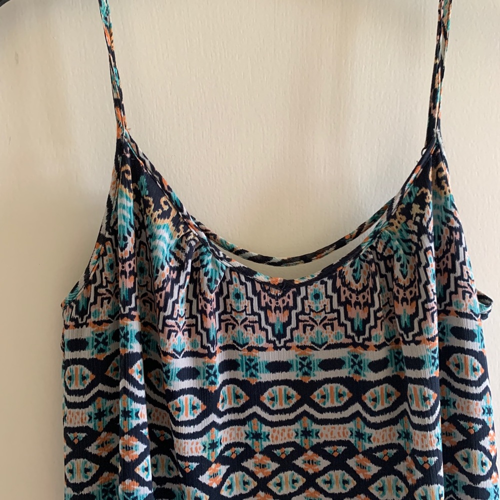 Maxi dress tribal print